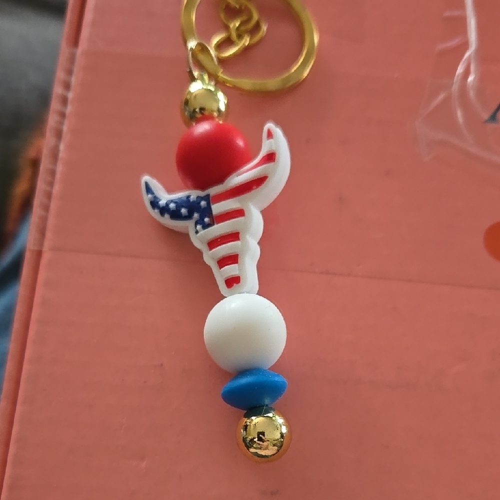 Patriotic  Keychain